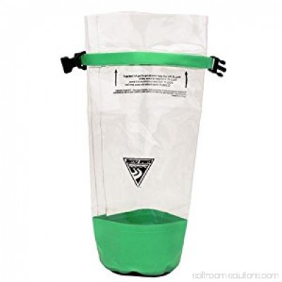 Seattle Sports Glacier Clear Dry Bag, Clear/Lime 554421063